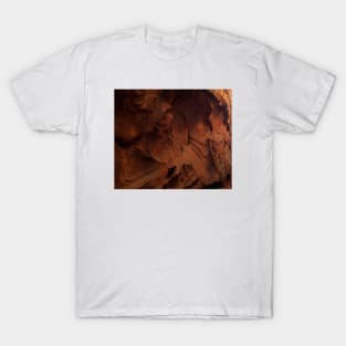 Sandstone rock cave wall texture T-Shirt